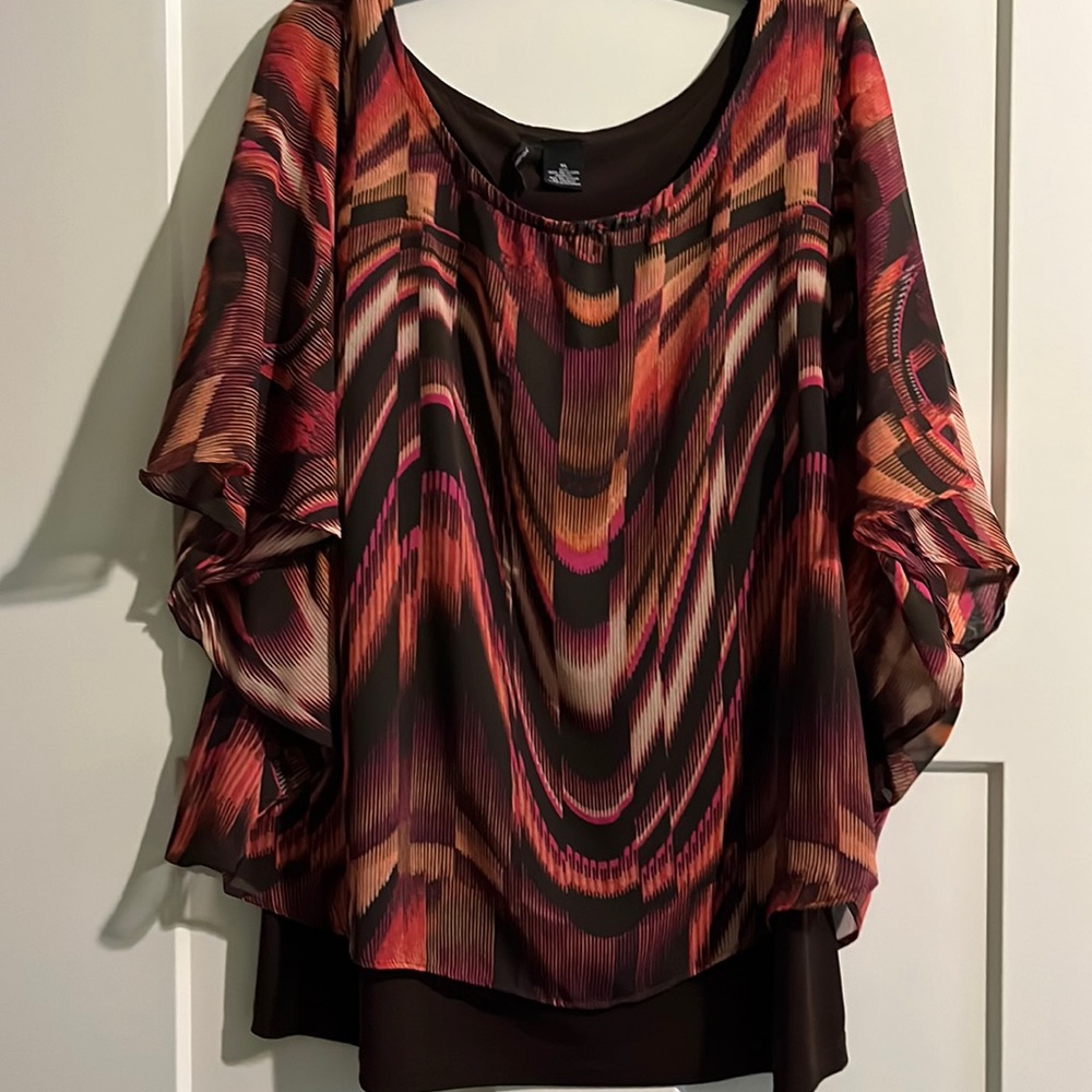 New Direction XL layered shirt